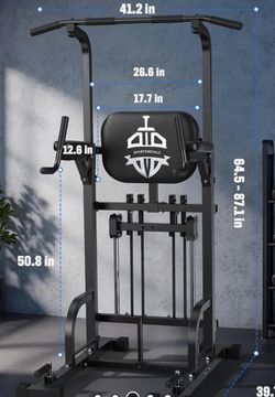 Sportsroyals Power Tower Pull Up And Dip Station