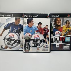 PS2 FIFA Soccer Bundle - FIFA 2003 + 2005 + 07
