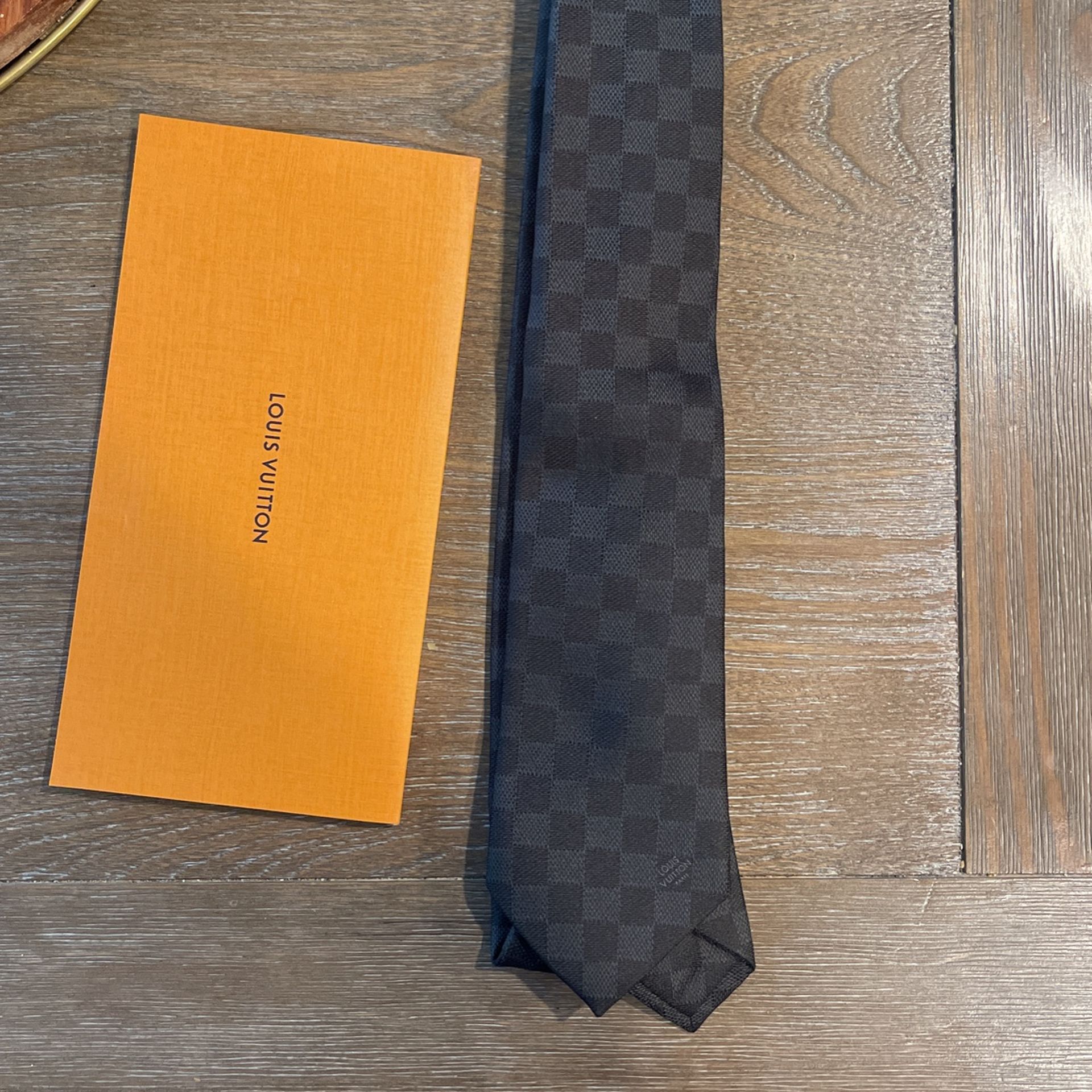 Luis Vuitton - Damier Classique Tie - Men’s Neck Tie (Black)