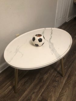 White coffee table