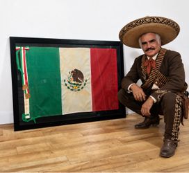 Framed Mexican Flag