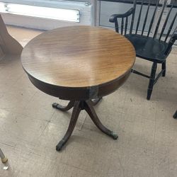 Antique Round Table Drawer