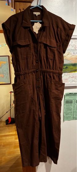 Indulge Dark brown jumpsuit