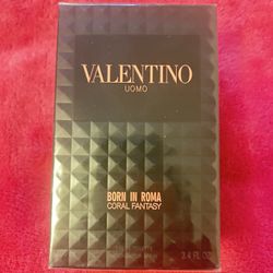 Valentino Uomo Born In Roma Coral Fantasy 3.4 oz EDT Cologne New In Box