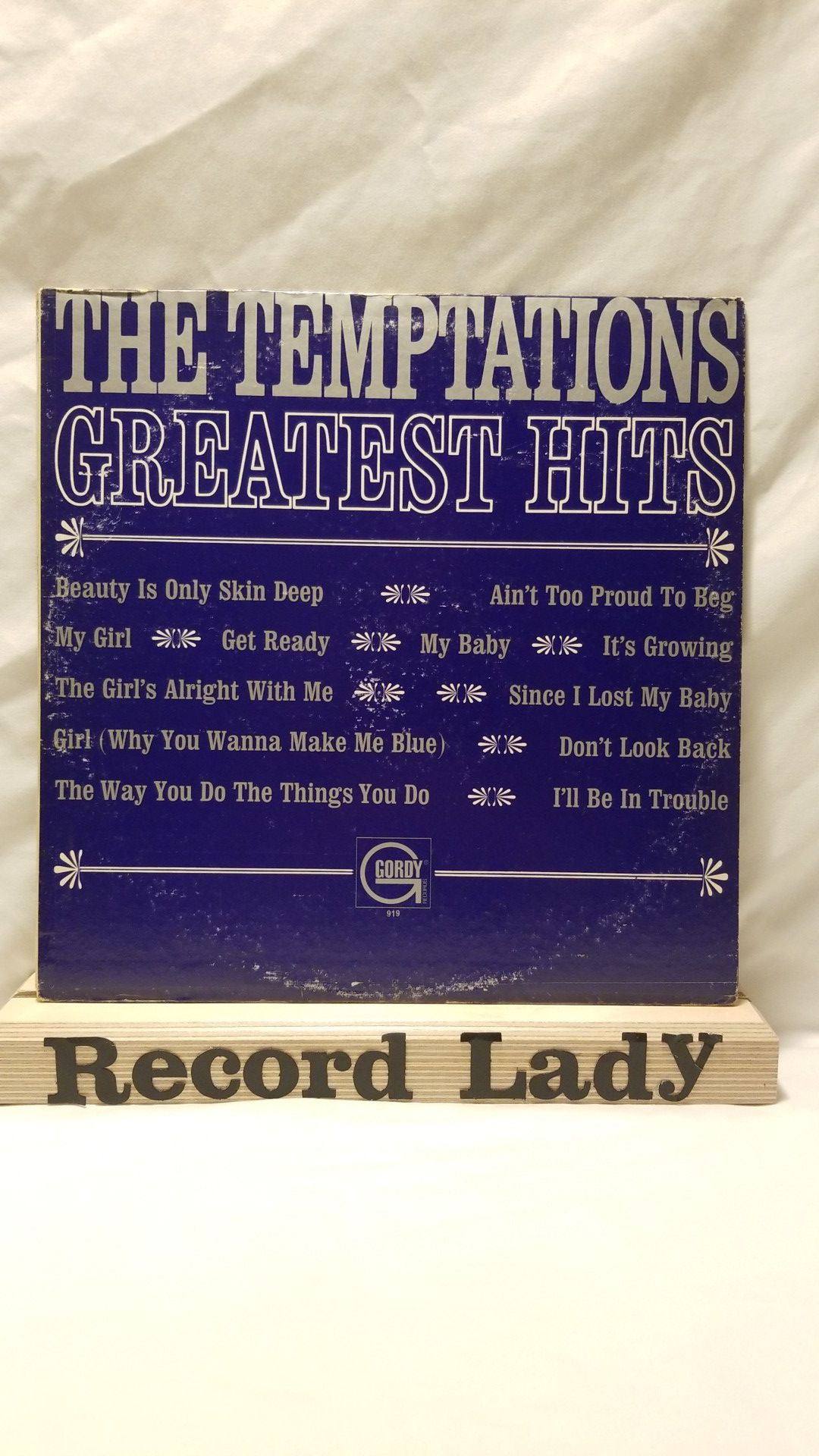The Temptations "Temptations Greatest Hits" vinyl record funk/soul