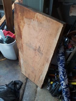 Coastal redwood coffee table slab electrified or not