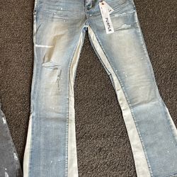 purple jeans 