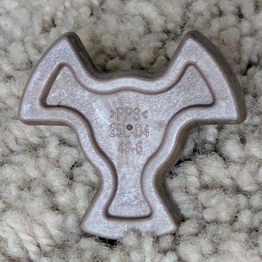 Microwave oven plastic centerpiece bushing drive coupler knob for rotating spinning glass turntable