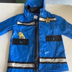 Wippette Boys' Policeman Rainwear size 6 raincoat Coral Springs 33071