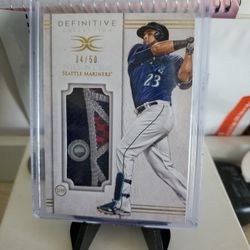 Mariners Nelson  Cruz Patch Card