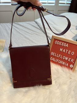 💯 Authentic Cartier Crossbody Bag With Authenticity Card