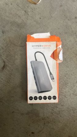 HYPER-DRIVE power 9 in 1 USB-c hub