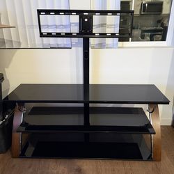 Entertainment center and mantel