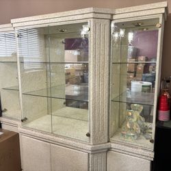 Beautiful Stone Look China Caninet