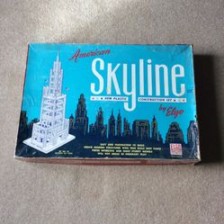 Rare Vintage American Skyline No. 95 With 1217 Pieces