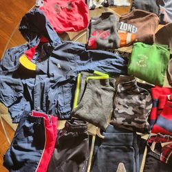 4T Fall/Winter Boys Clothes Lot (43 Pieces)