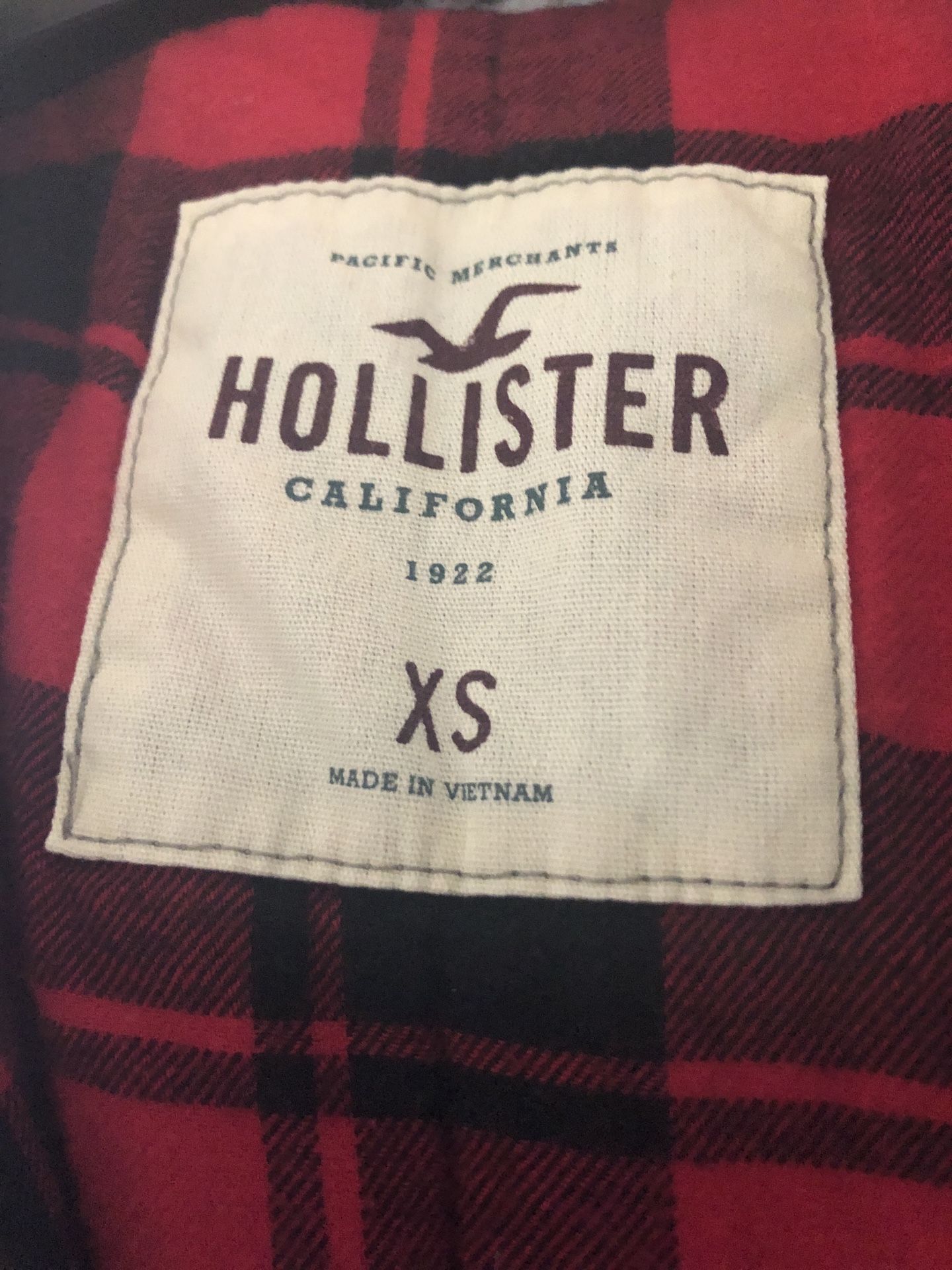 Hollister coat Xs Green+fur Trim Women XS
