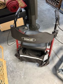 VOCIC Rollator Walker w/ Seat, Backrest & Storage – $65 OBO