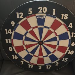 Brand new Vintage Sportcraft Double Sided Dart Board Baseball Thick Heavy Sturdy 18”