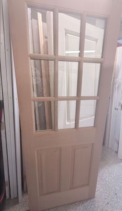 32" Natural Wood Doors