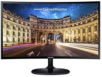 Samsung CF390 Series 27 inch FHD 1920x1080 Curved Desktop Monitor for Business, HDMI, VGA, VESA mountable, 3-Year Warranty