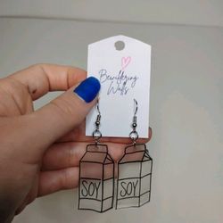 Soy Milk Earrings
