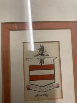 mainwaring family crest and goat of arms