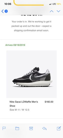 Sacai ld cheap waffle sizing