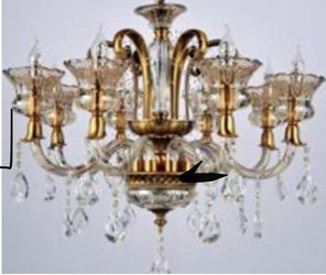 Led chandelier