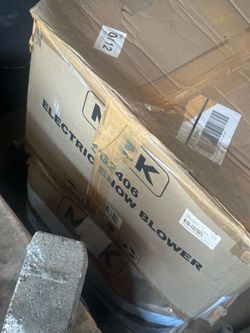Electric snow blower