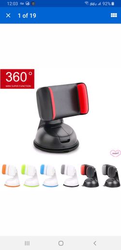 Universal 360° Car Holder Stand Mount Windshield Bracket For Mobile Cell Phone