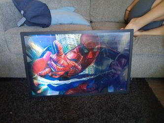 Holographic Spiderman Frame