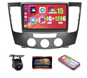 4+128GB Android 15 Car Radio for Hyundai Sonata 2009 2010 (Manual A/C) Wireless Carplay Android Auto, Realdio 9" 1280 * 720P in-Cell Touch Screen Ster