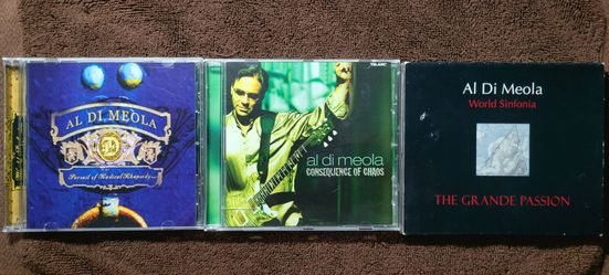 AL DIMEOLA~LOT OF 3 CDs TELARC recordings CD-83481 CD-83649 TEL-32835-02