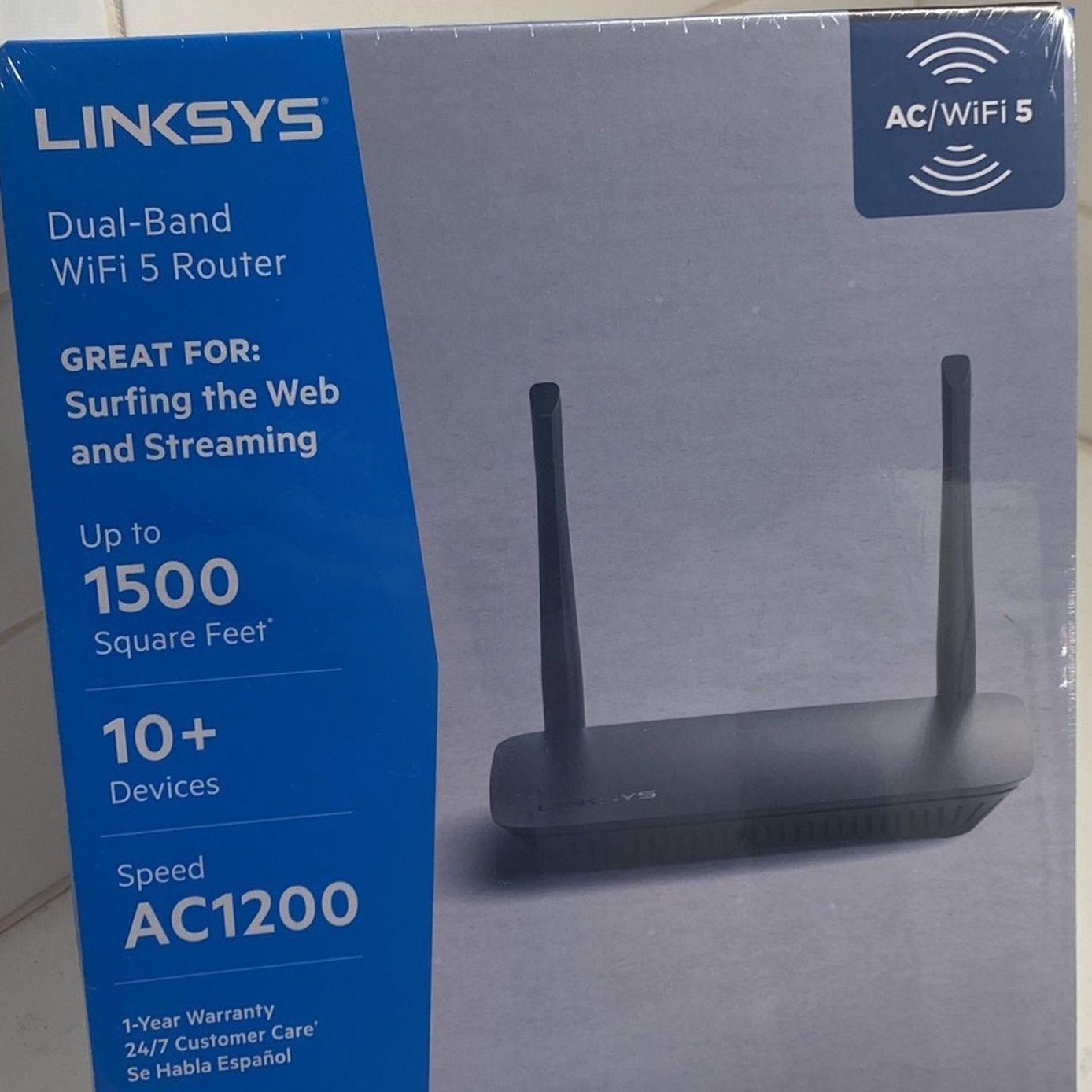  (Unopened) Linksys Dual-Band WiFi-5 Router