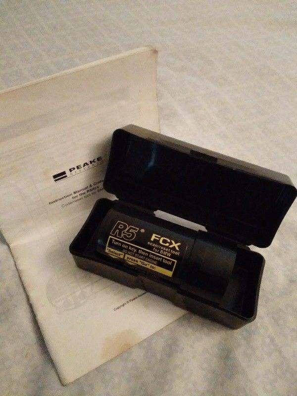 BMW Peake Research R5 FCX Code reader/reset