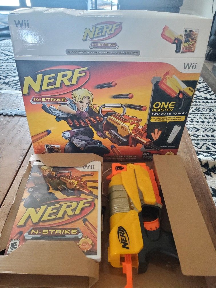 Nerf N-Strike & Switch Shot Ex-3 Blaster Nintendo Wii