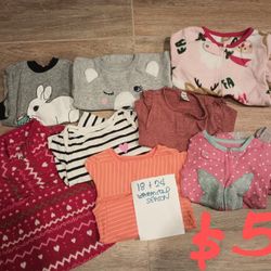 Mix Of 18 And 24 Months Girl  Clothing 