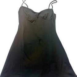 Classic Black Spaghetti Strap Dress XL