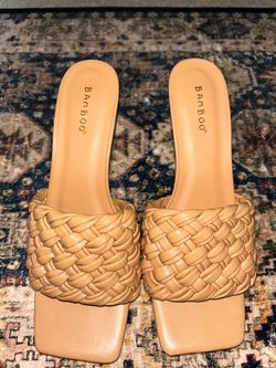 Open toe heels 8.5