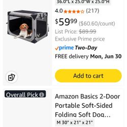 Folding Dog Crate