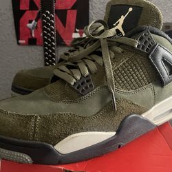 Air Jordan 4 olive craft size 12 men’s