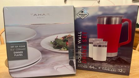 Dinner Plates And Beverage Set