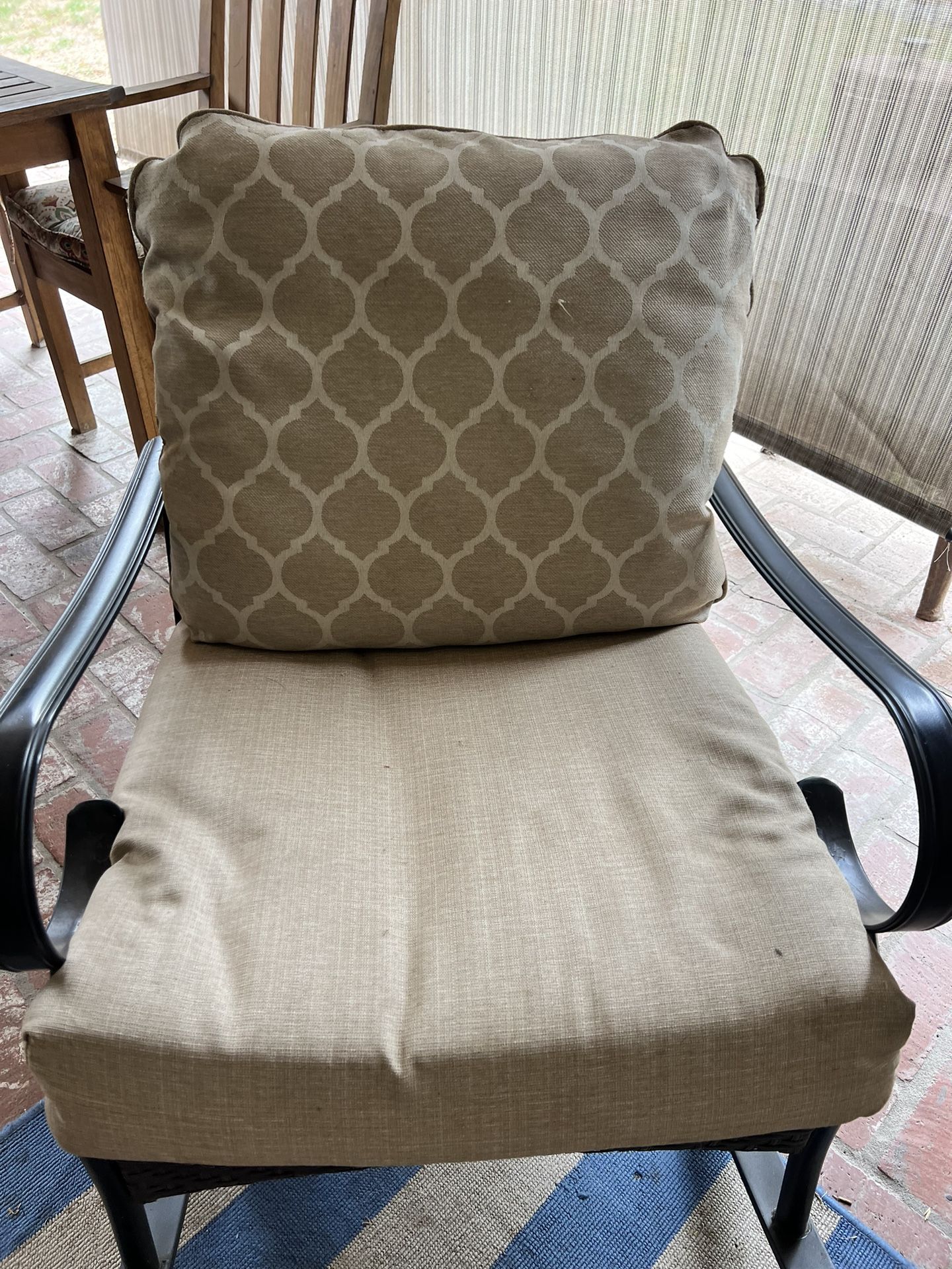 Outdoor Patio Chair Cushion**Reversible