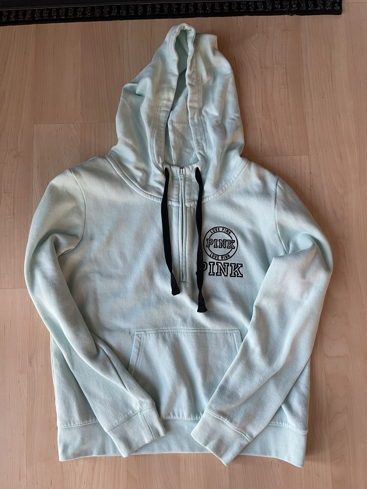 Victoria Secret Pink Half Zip Hoodie