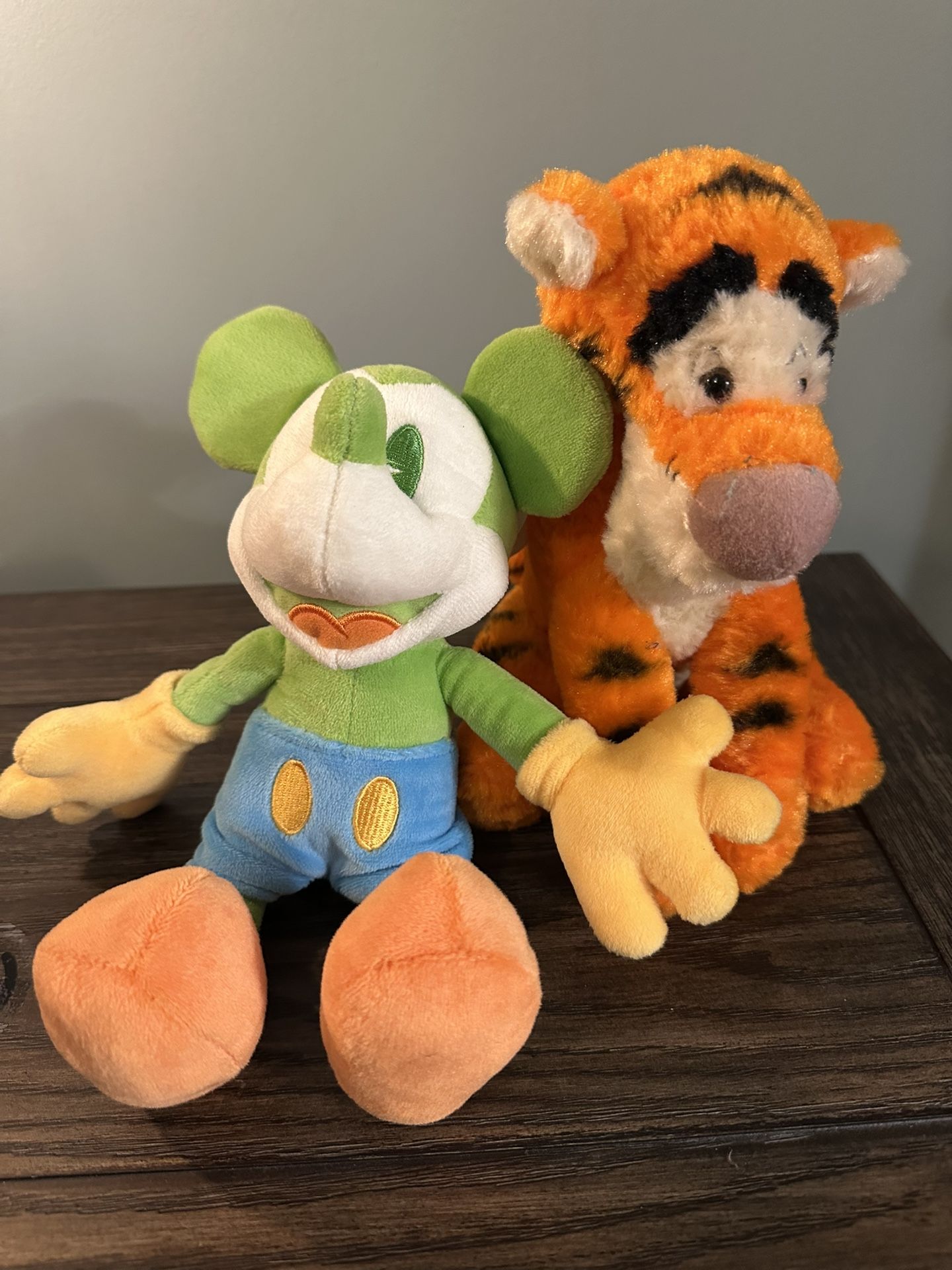 Disney Plush Toy Set - Mickey Mouse And Tigger