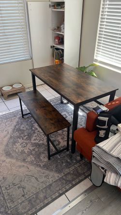 Kitchen Table with 2 Bench Seats