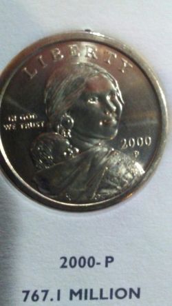 A mint GEM...2000 P SACAGAWEA DOLLAR