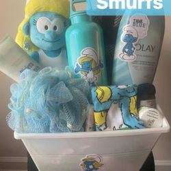 Mothers Day Smurfette Character Gift Basket 