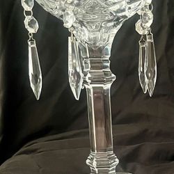  SHANNON Lead Crystal Candlestick Holders